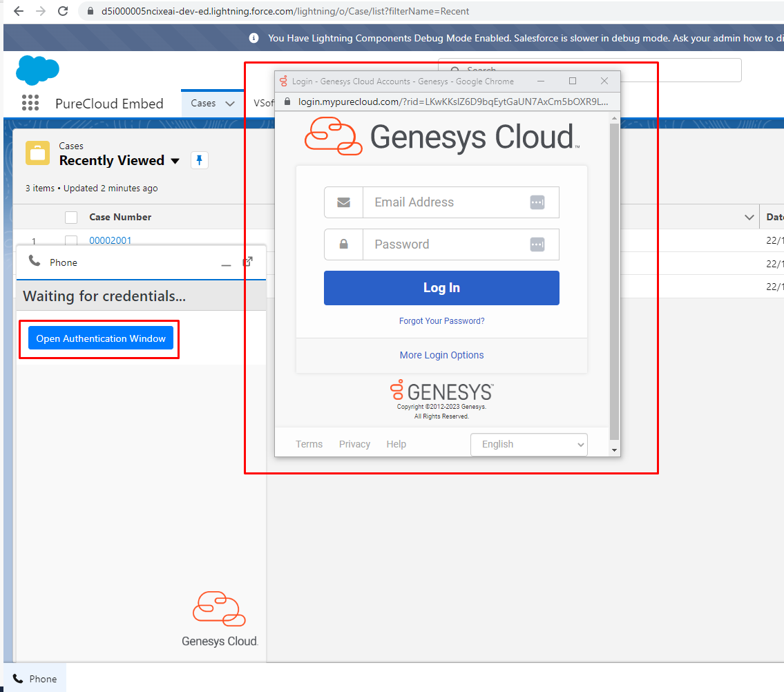 EmbedFramework with SSO - setting not to Auto Pop Up Login Window -  Embeddable Framework - Genesys Cloud Developer Forum